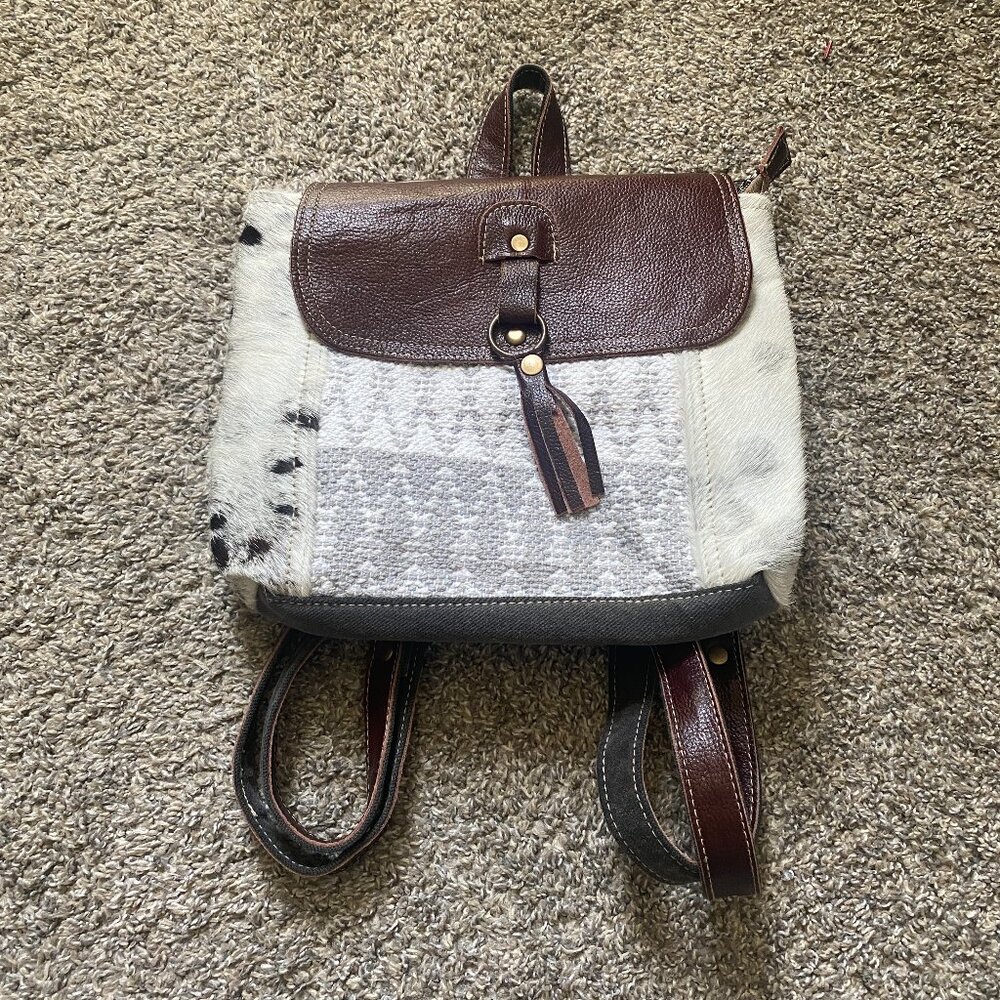Genuine Leather Bohemian Backpack - Myra Bag